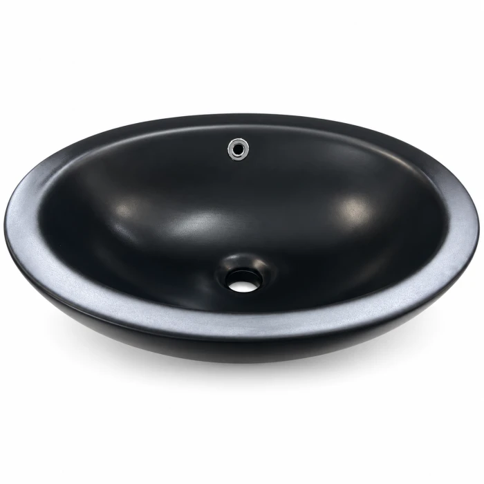 Matte Black Above Counter Basin 510 430  165mm