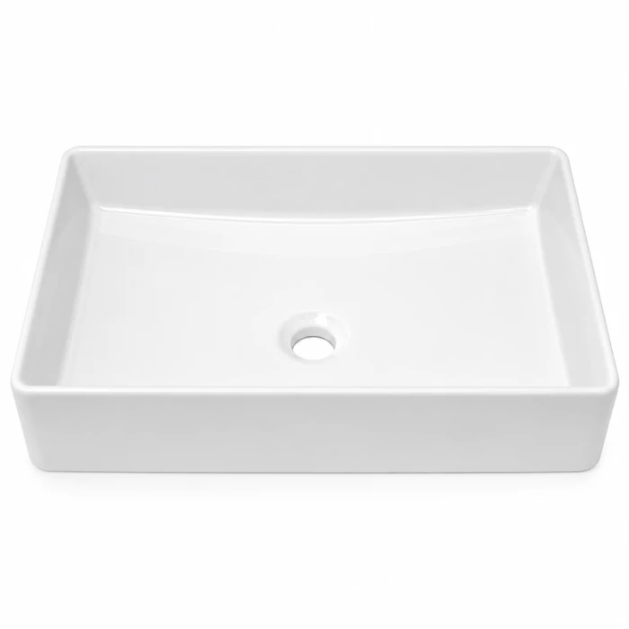 White Gloss Above Counter Basin