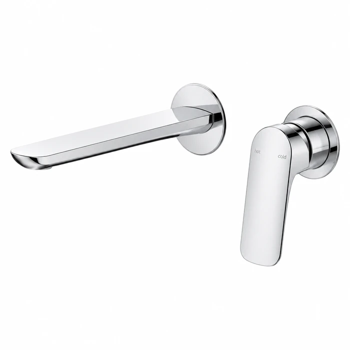 Lydia Series Square Wall Mixer with Spout